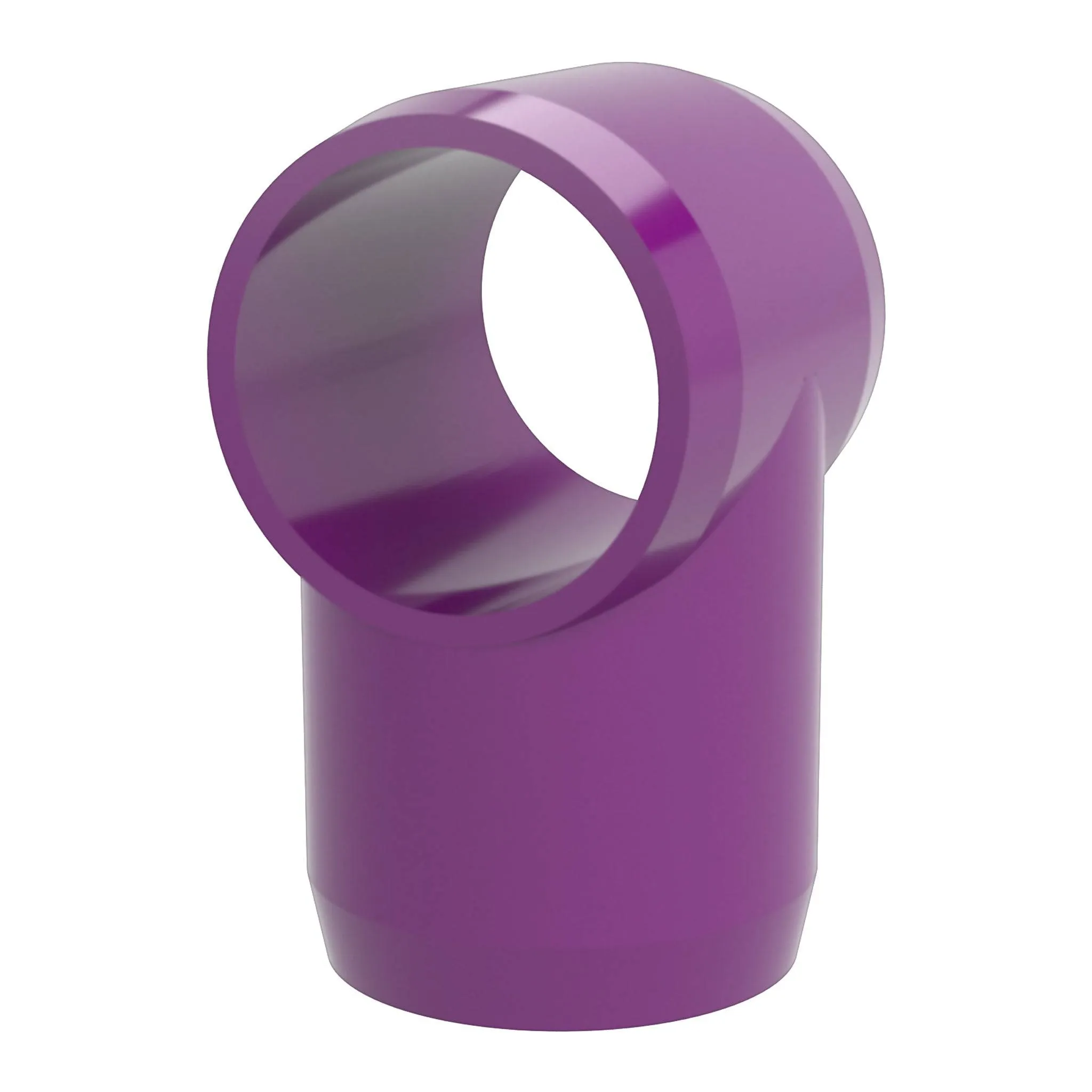 1-1/2 in. Slip Sling PVC Tee, Furniture Grade - Purple