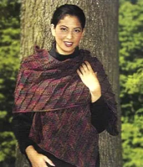 1-2-3 Easy Diagonal Shawl/Scarf (Crochet)