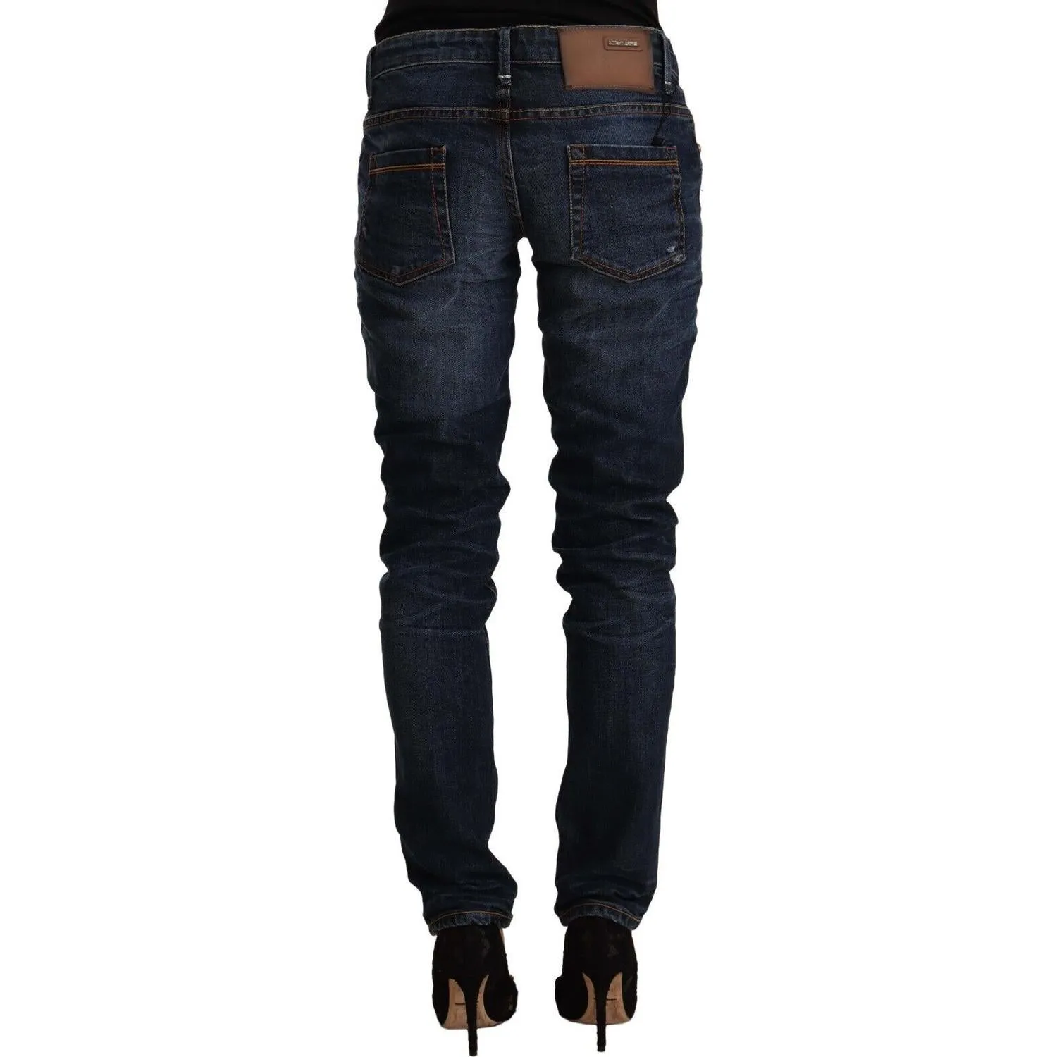 Acht Chic Slim Fit Blue Washed Denim