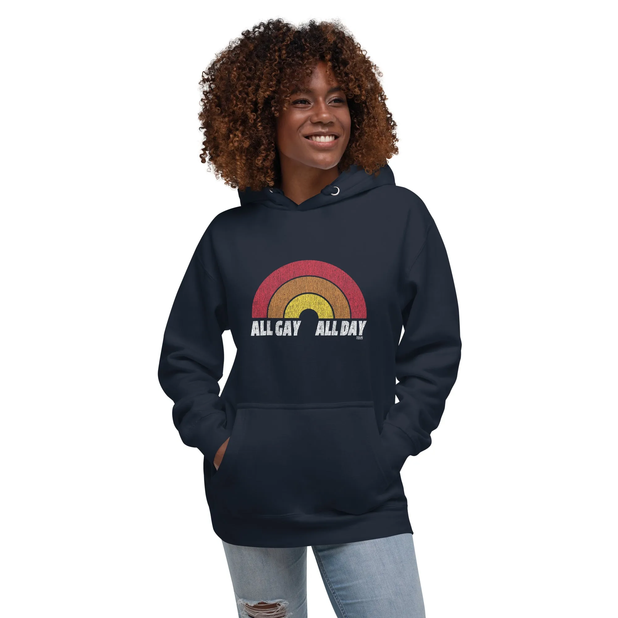 All Gay All Day Classic Fleece Pullover Hoodie