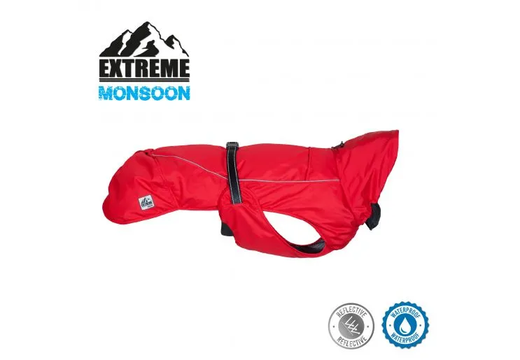 Ancol - Extreme Monsoon Dog Coat - Red - x large - 60cm