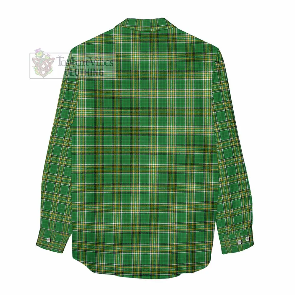 Armitage Irish Clan Tartan Women's Casual Shirt with Coat of Arms