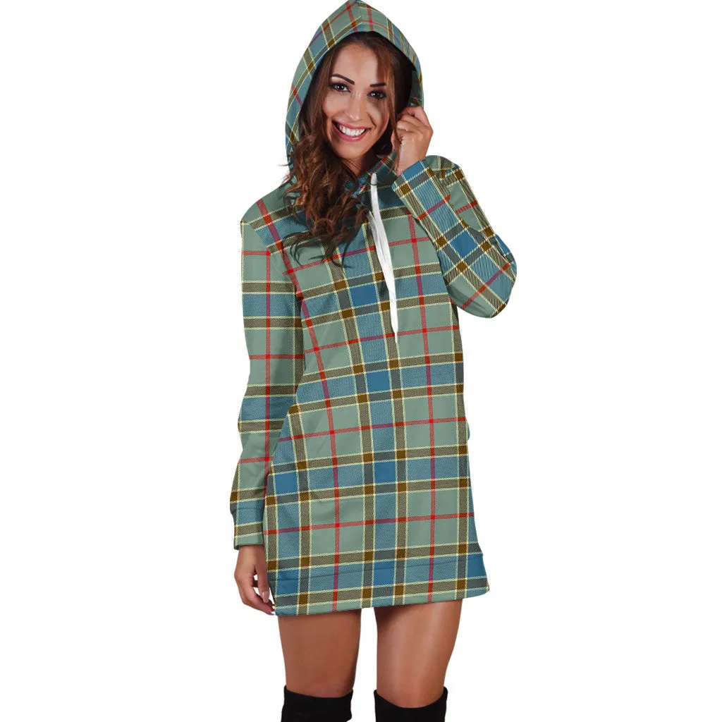 Balfour Blue Tartan Hoodie Dress