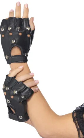 Black Punk Gloves