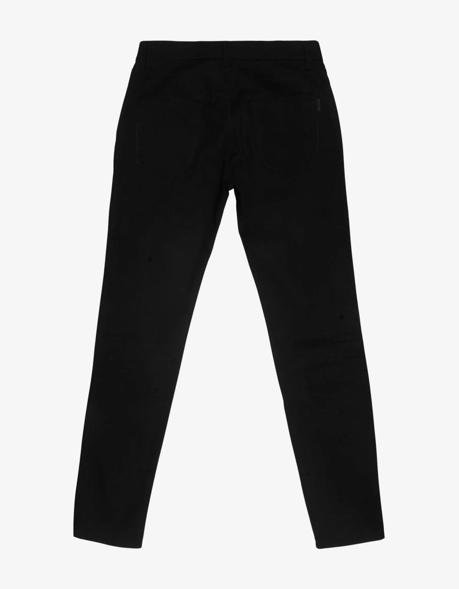 Black Stretch-Denim Skinny Jeans -