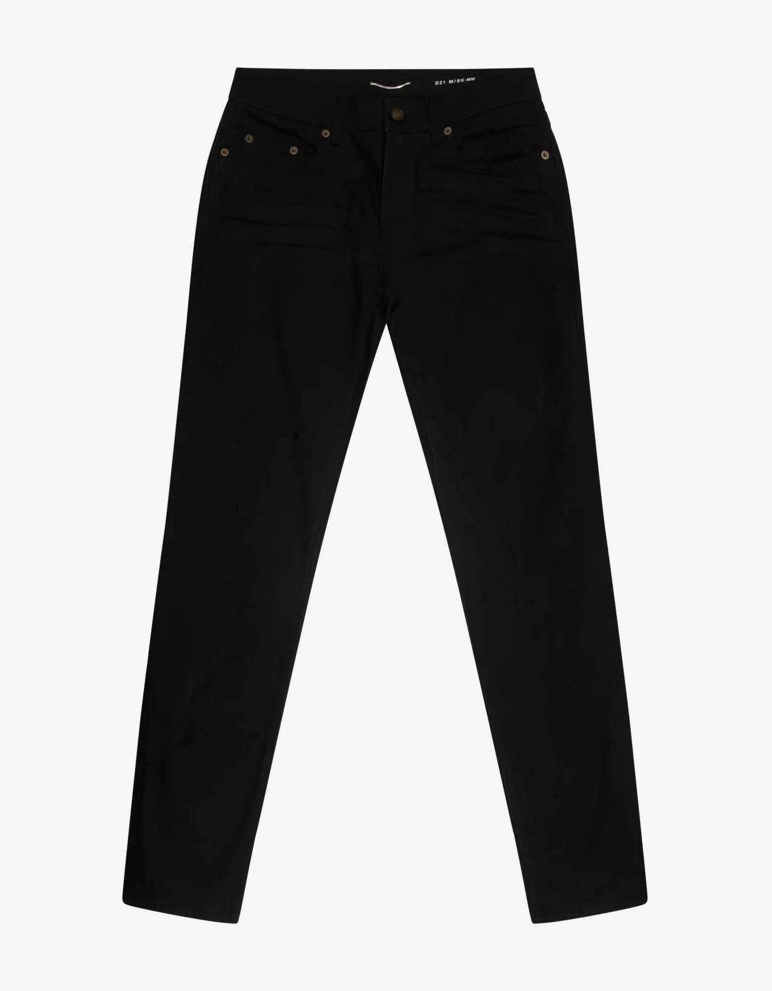 Black Stretch-Denim Skinny Jeans -