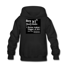 Boy Definition Kids' Hoodie