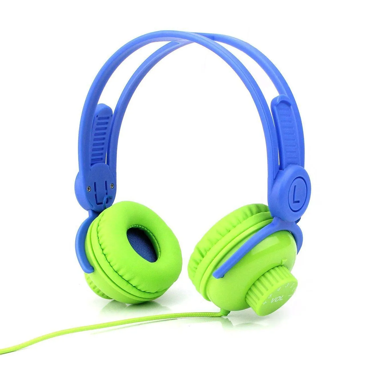 Cactus Watch On-Ear Comfort Headphones Blue & Green