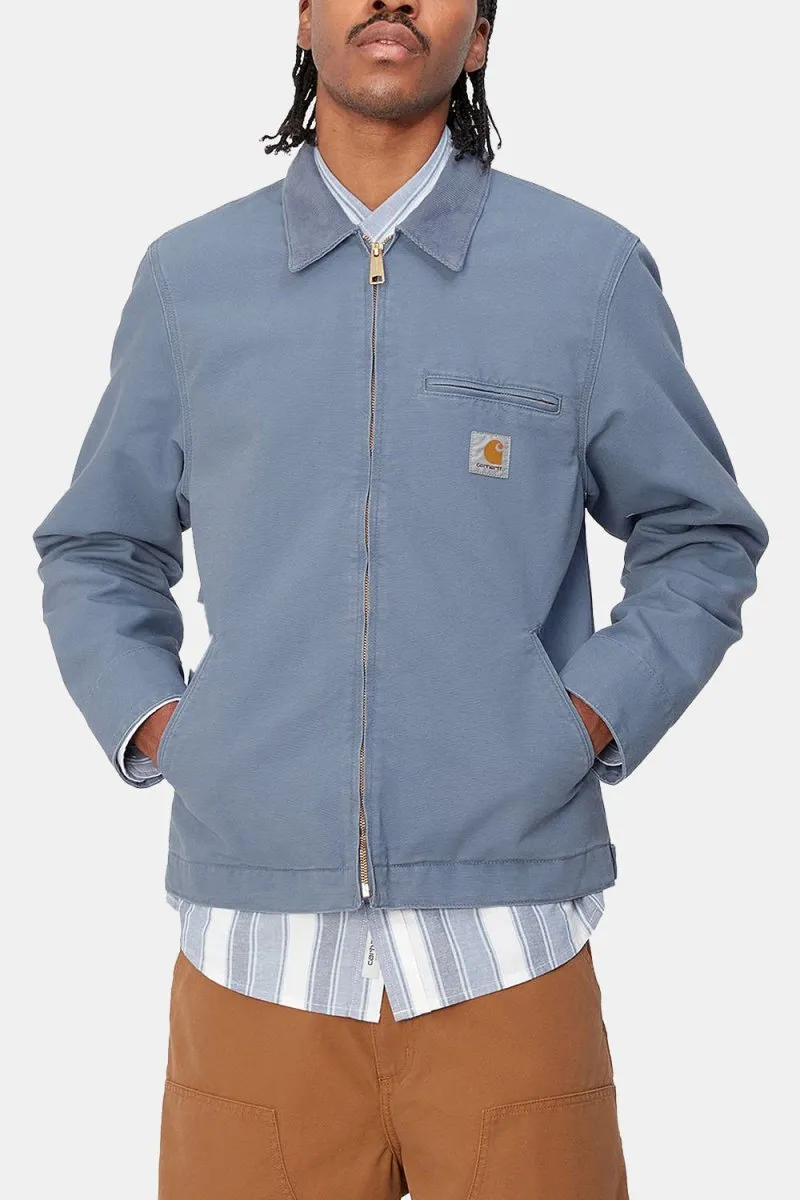 Carhartt WIP Detroit Organic Canvas Jacket (Bay Blue/Aged Canvas)