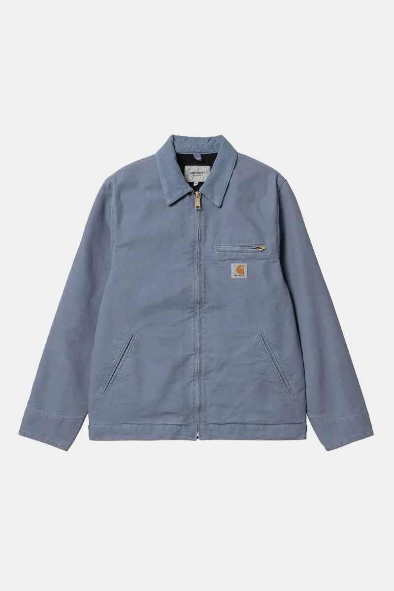 Carhartt WIP Detroit Organic Canvas Jacket (Bay Blue/Aged Canvas)