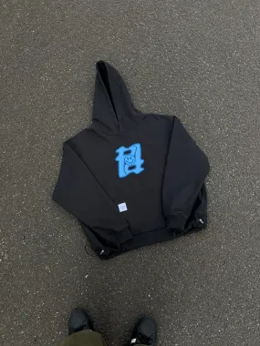 CHARCOAL/BLUE HOODIE