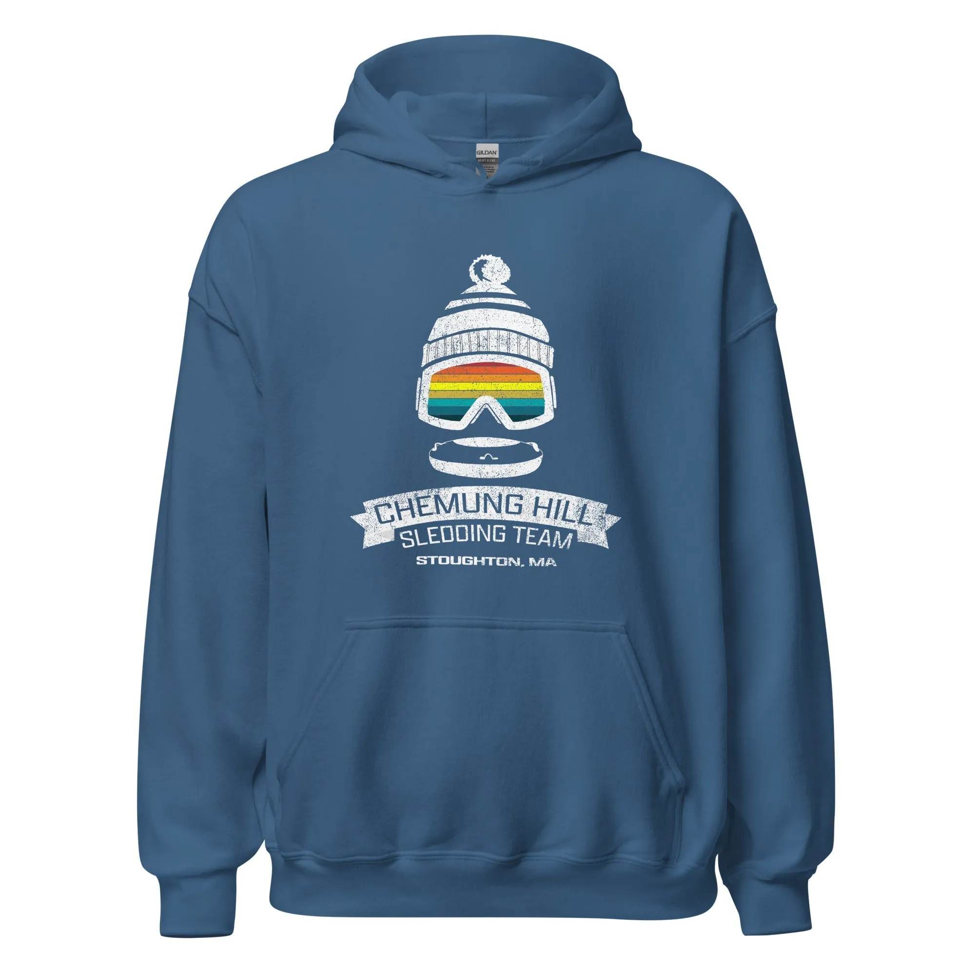 Chemung Hill Sledding Hoodie - Stoughton, MA | Mens & Womens Graphic Sweatshirt