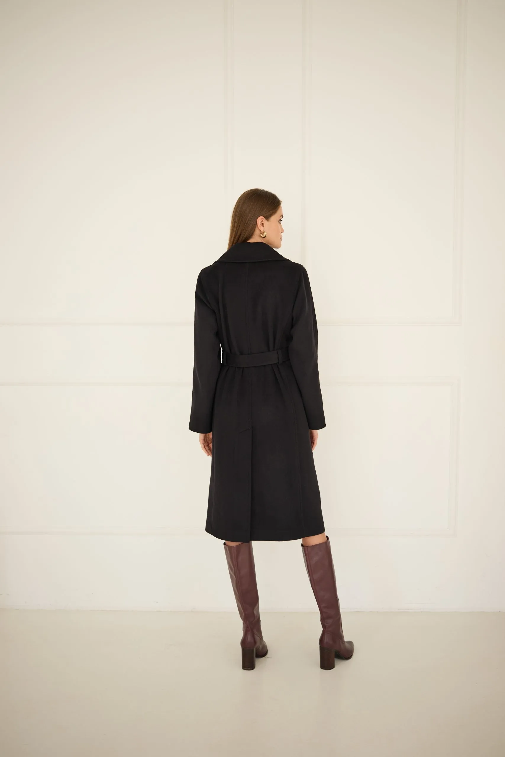 Classic Cashmere Coat Black