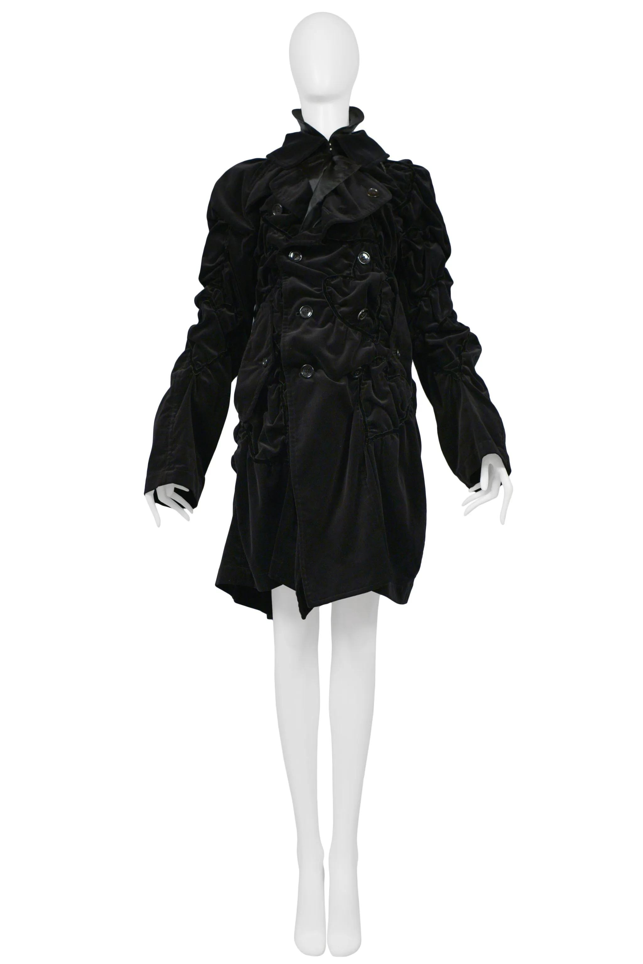 COMME DES GARCONS BAD TASTE VELVET COAT 2008