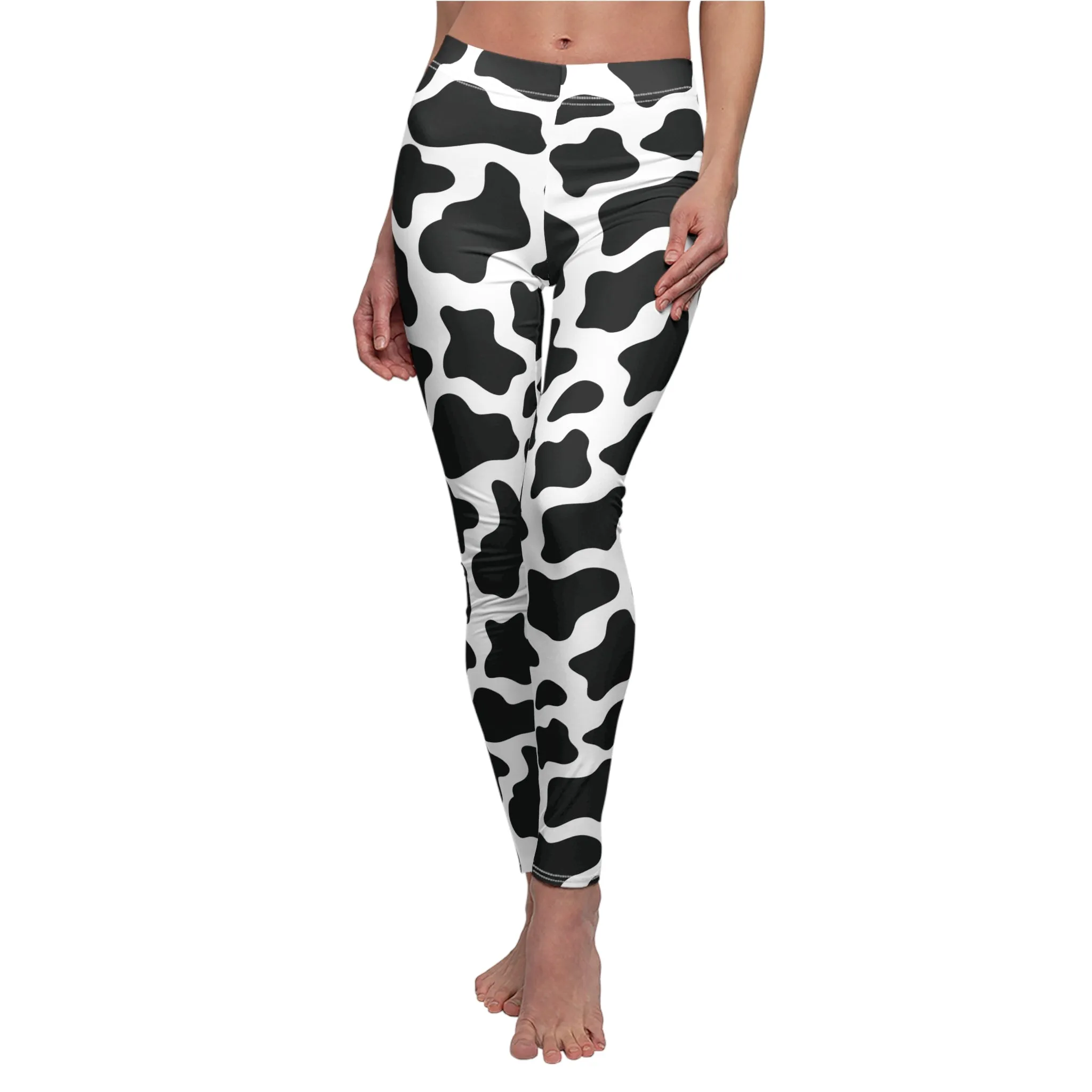 Cow Print Soft Touch Leggings