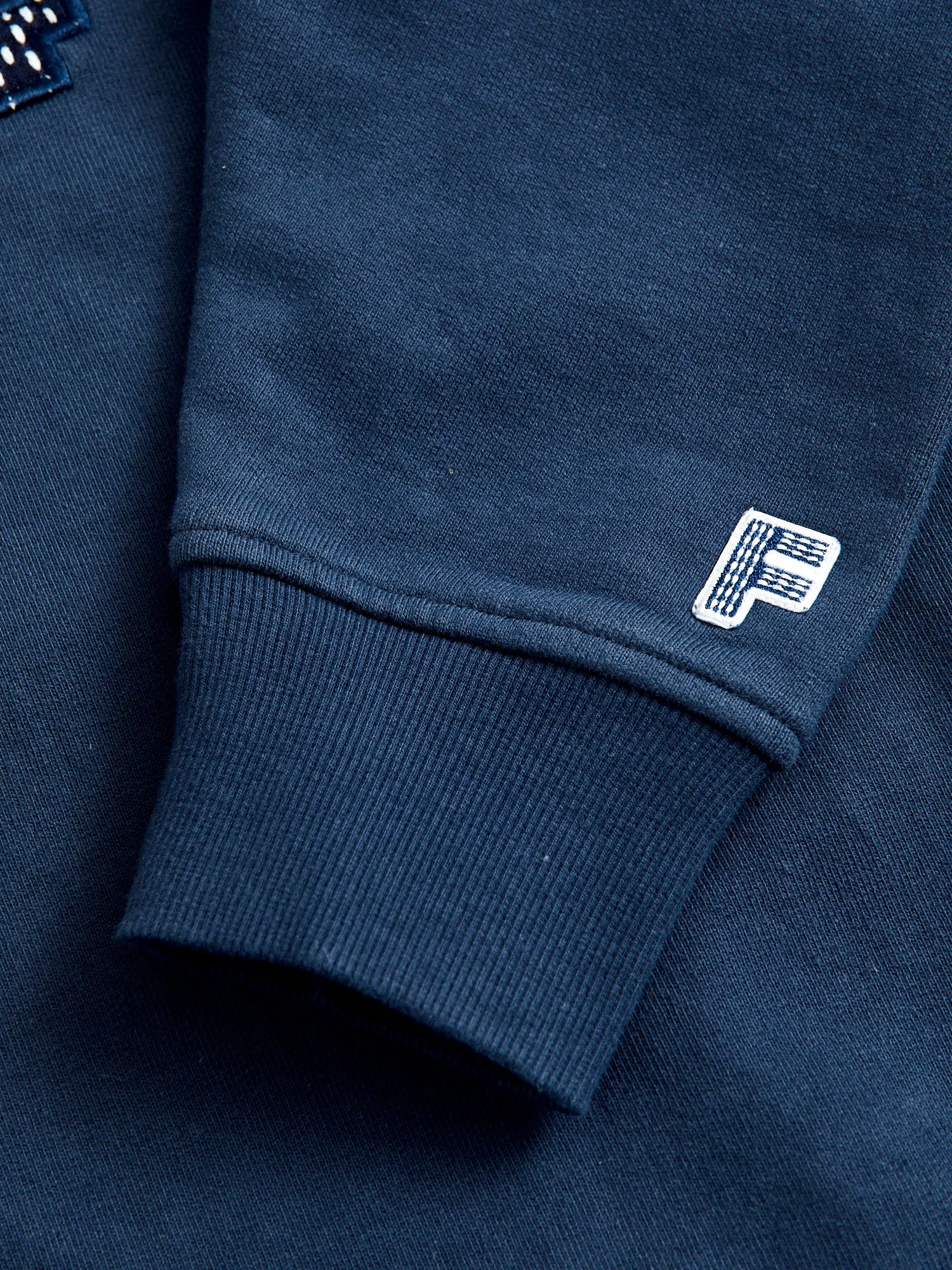 Crosspatches Pullover Hoodie in Indigo