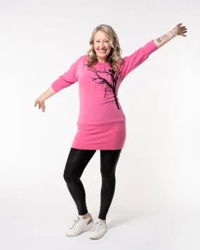 Dania Tunic - Cat and Squirrel - Pink - Sale