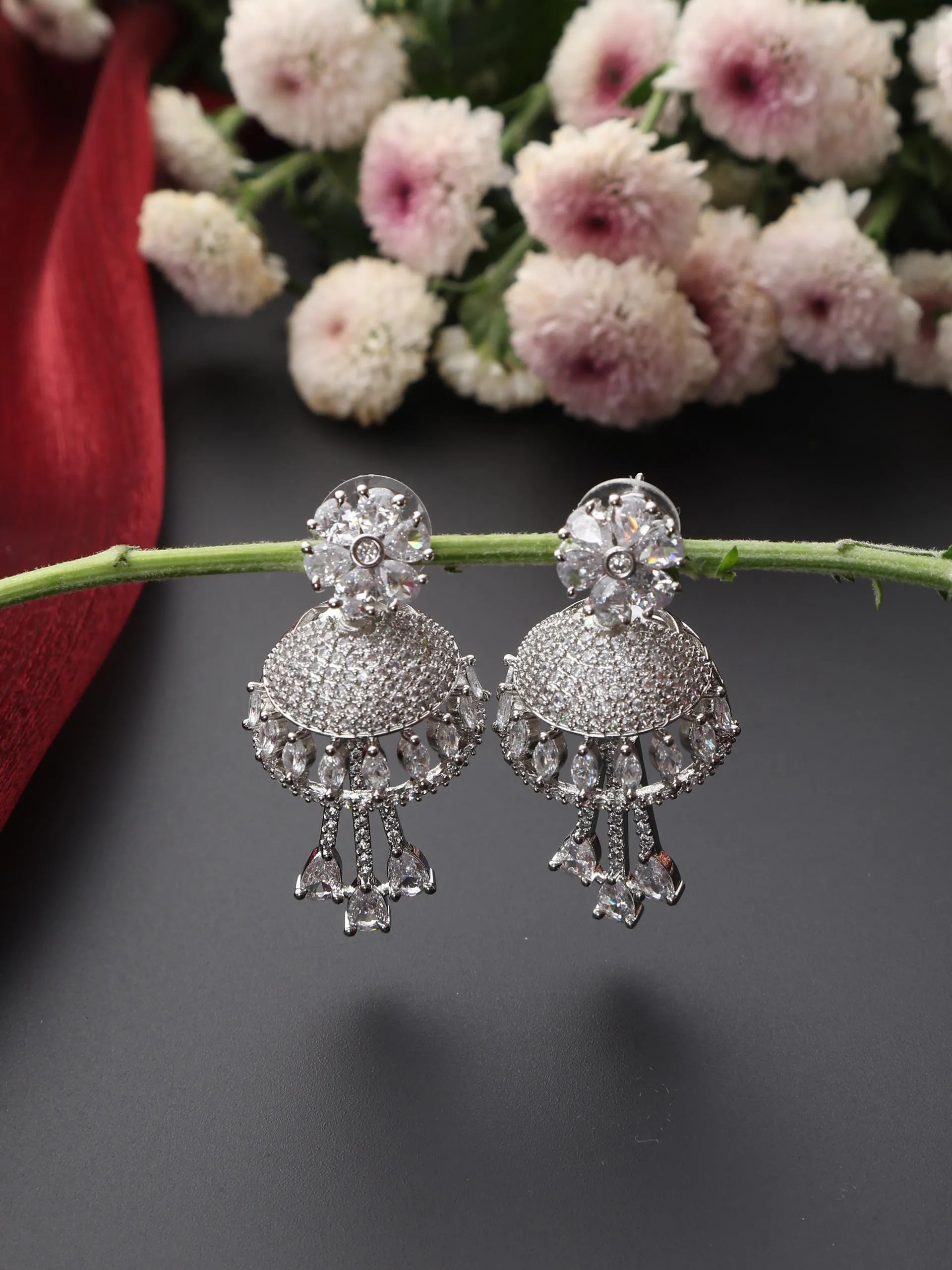 Diamond Jhumka Earring