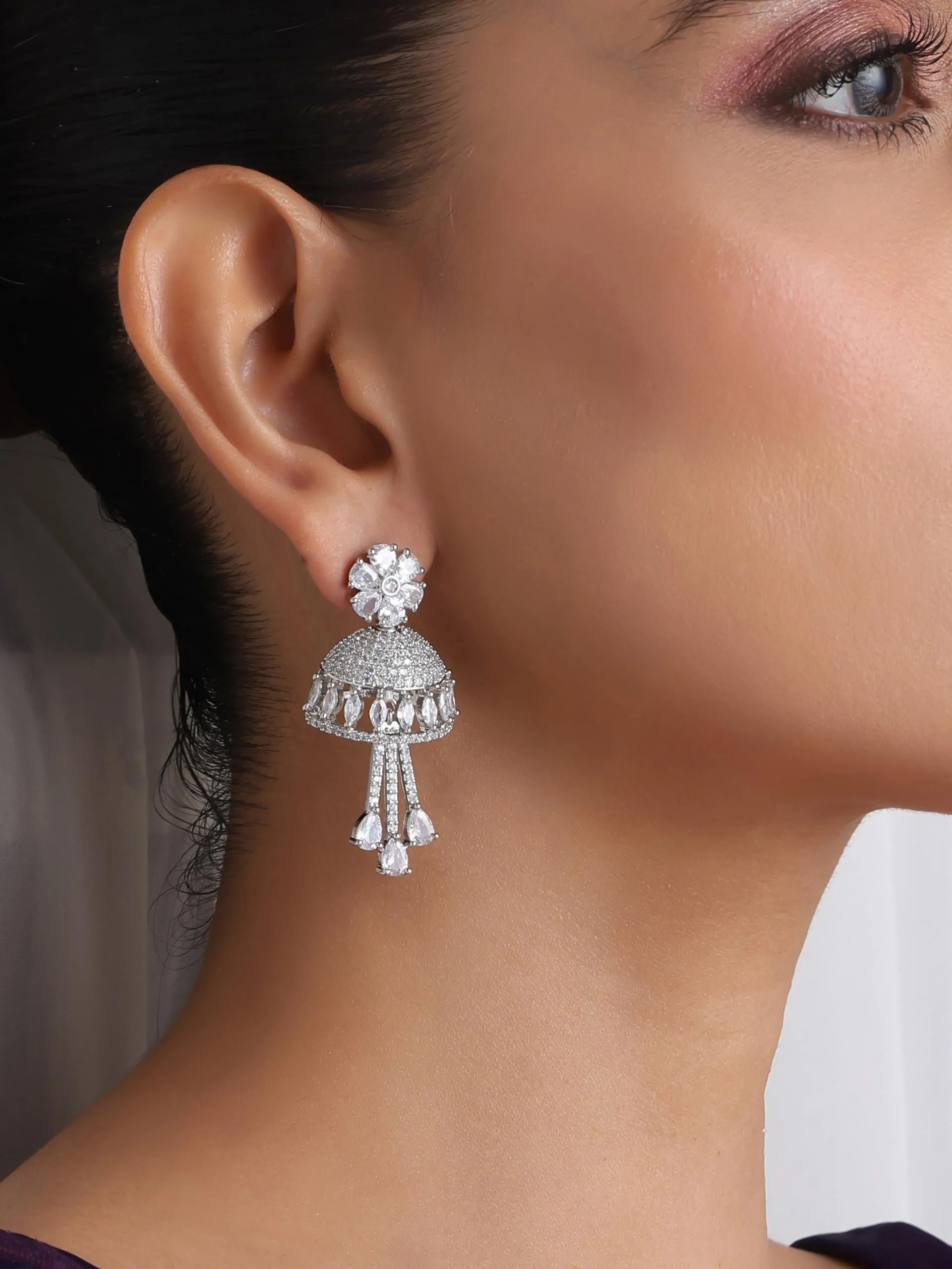 Diamond Jhumka Earring