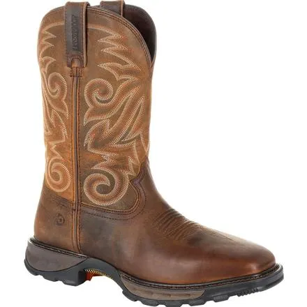 DURANGO MEN'S MAVERICK XP STEEL TOE WATERPROOF WESTERN WORK BOOT #DDB0206