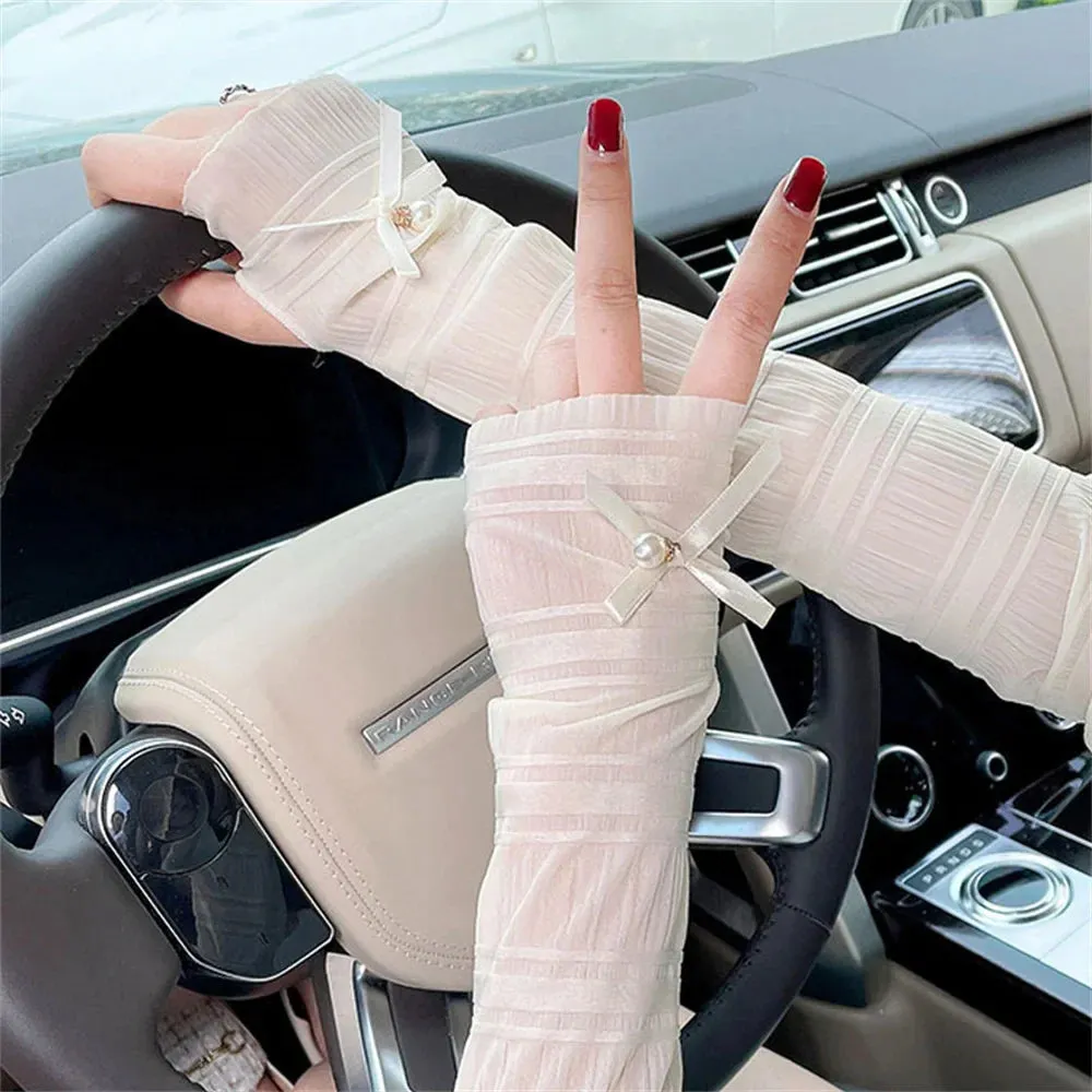 Elegant Long Fingerless Arm Sleeve