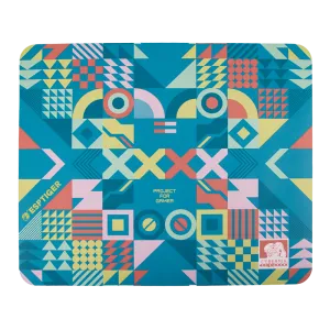 Esptiger x 4xApeXXXX CoBranded WuXiang 2 Cybermia - Large (480 x 400 x 3mm) - Non-Slip Rubber Base, Rainbow-Pearl Film