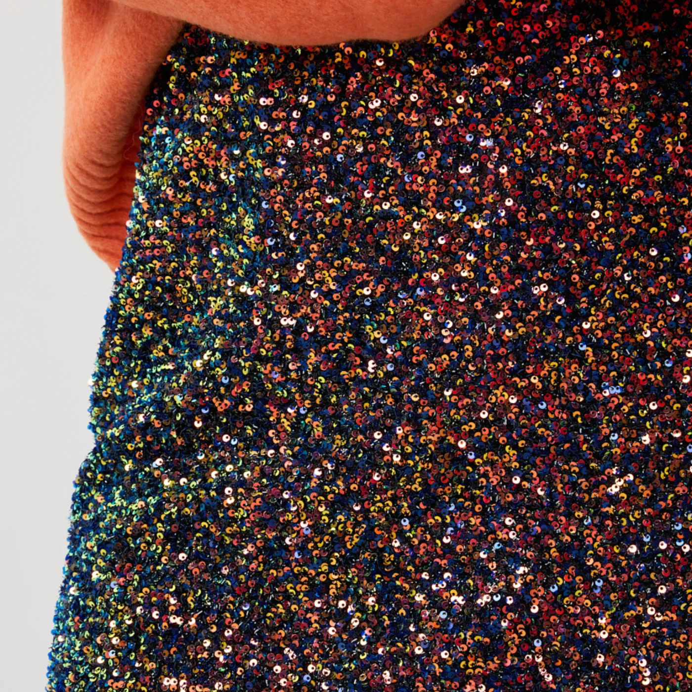 Esqualo Sequin Midi Skirt | Multi