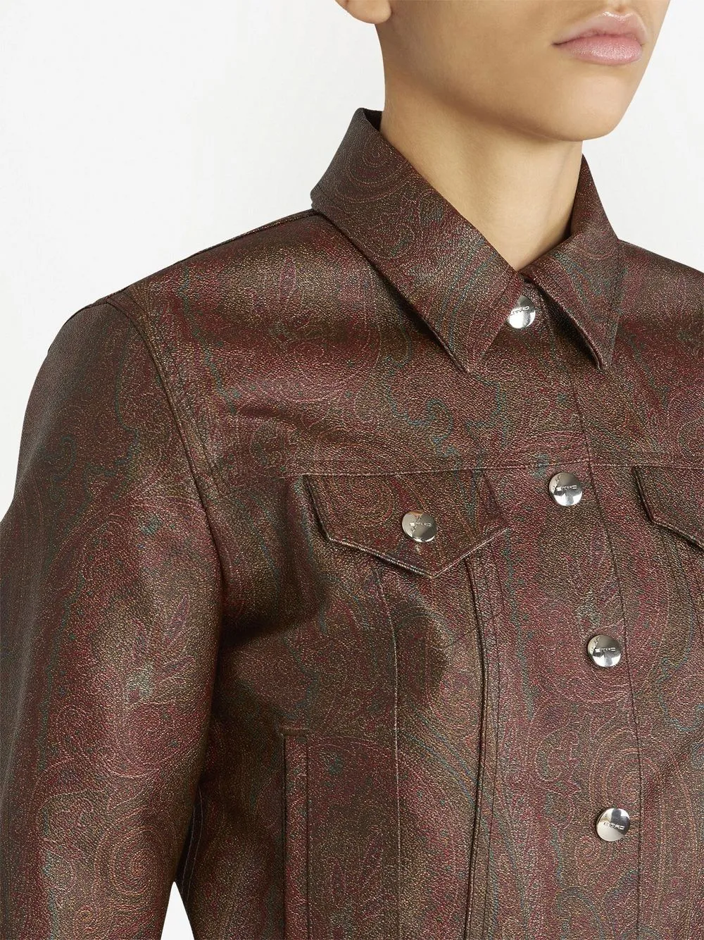 Etro Coats Brown