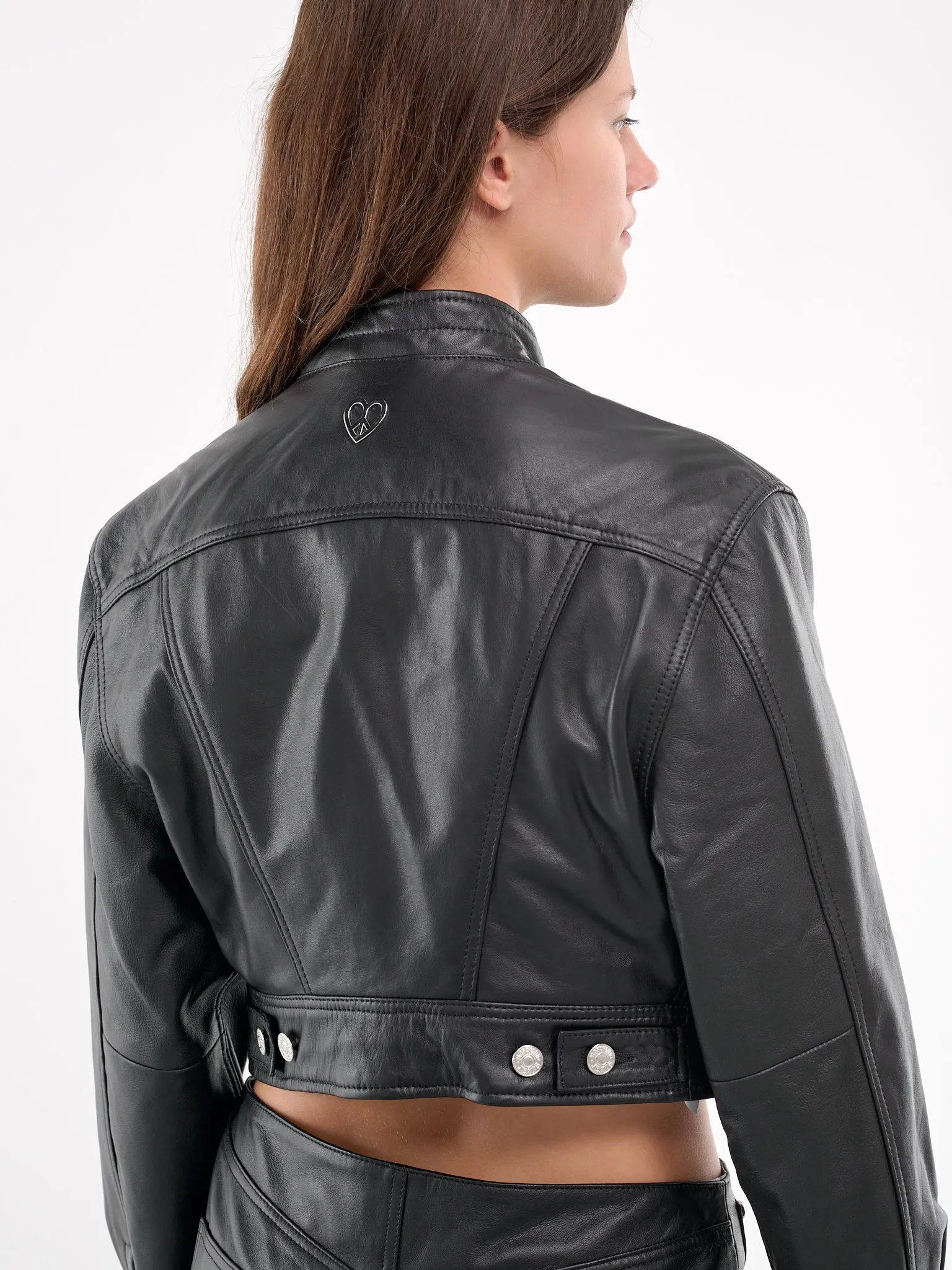 Faux Leather Jacket (J3703-8715-BLACK)