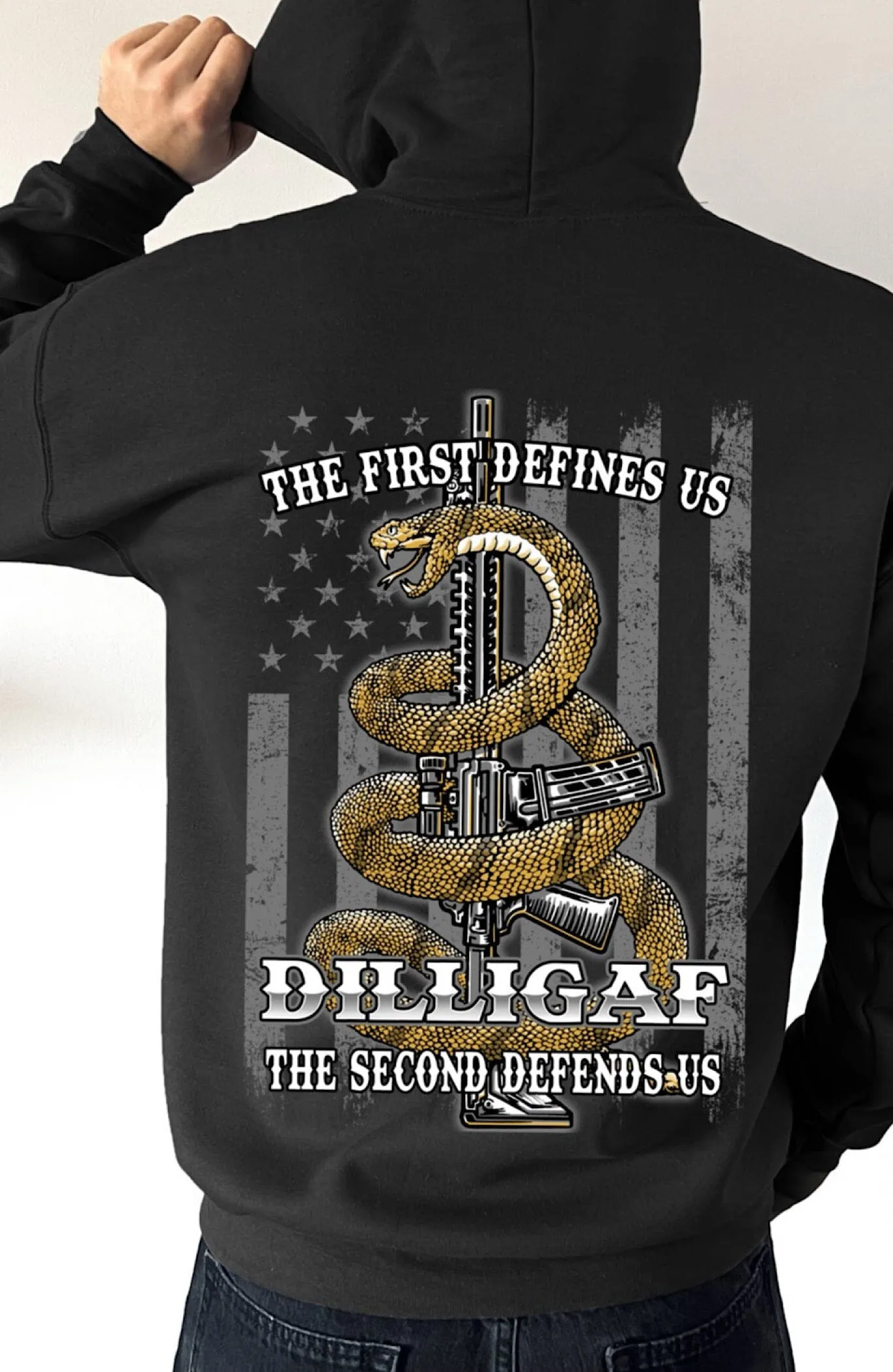 First defines, Second Defends Pullover Hoodie