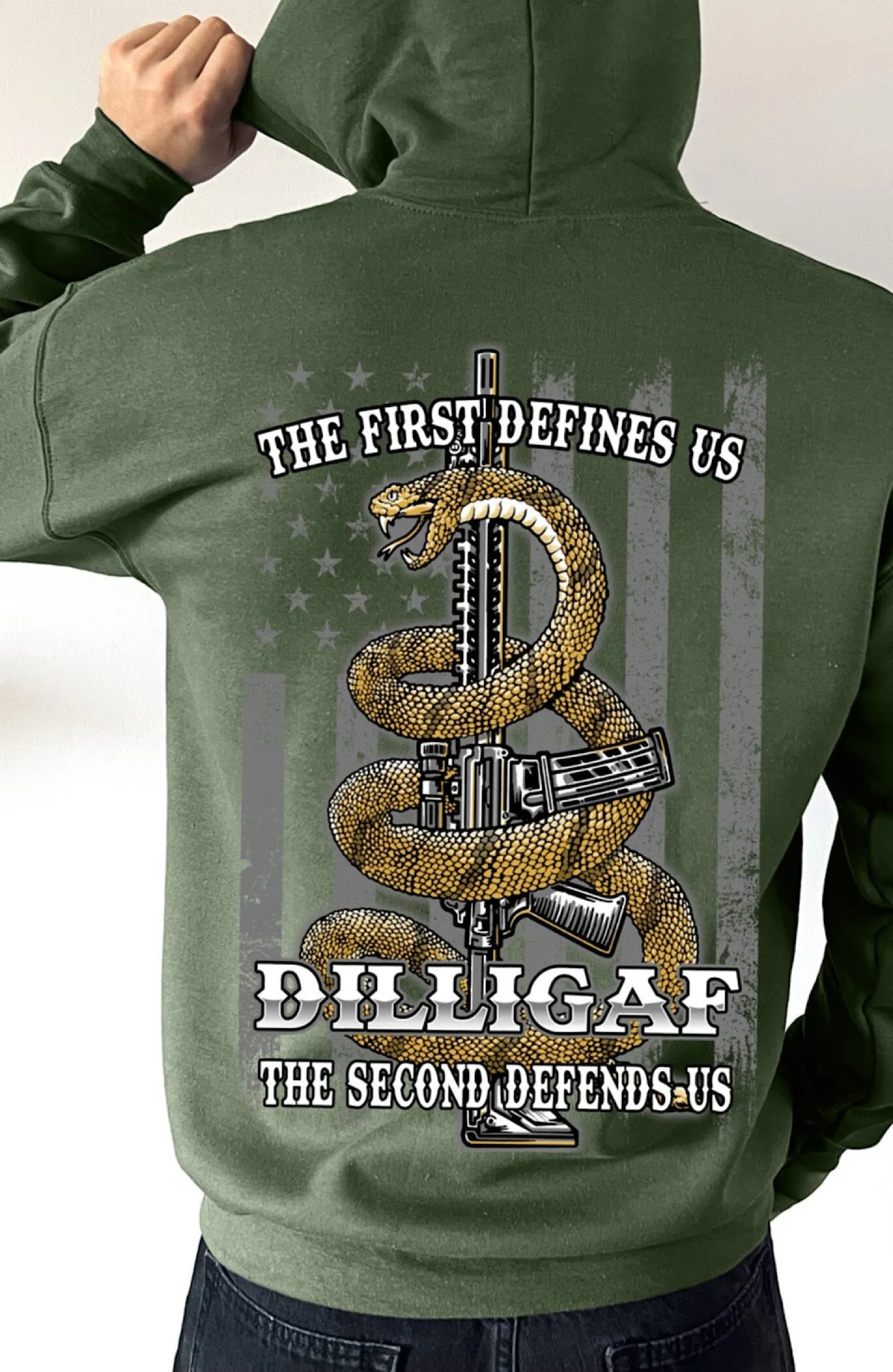 First defines, Second Defends Pullover Hoodie