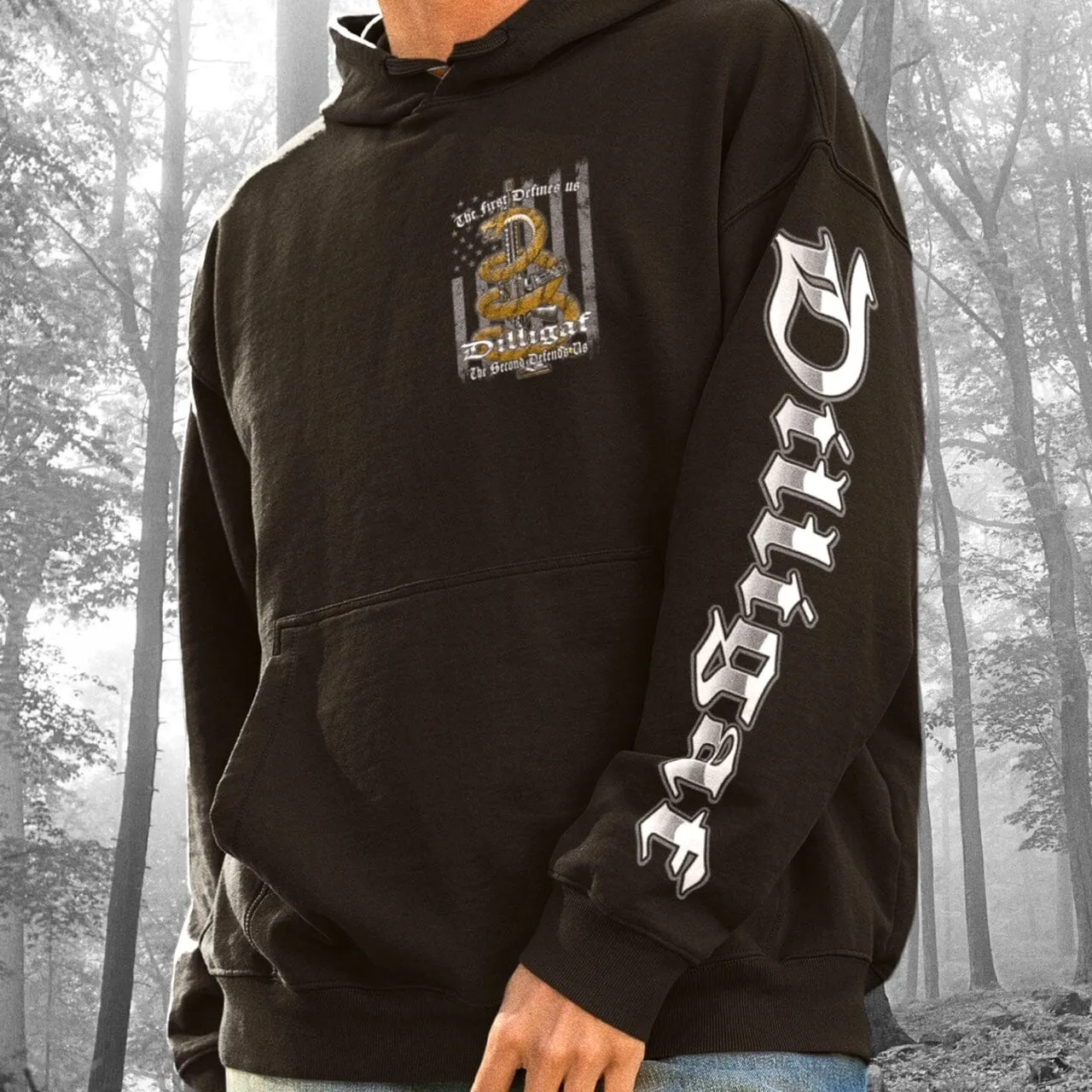 First defines, Second Defends Pullover Hoodie