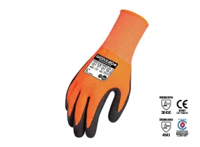 Force360 Worx Cut 5/Level C Latex Hi-Vis Glove GWORX204