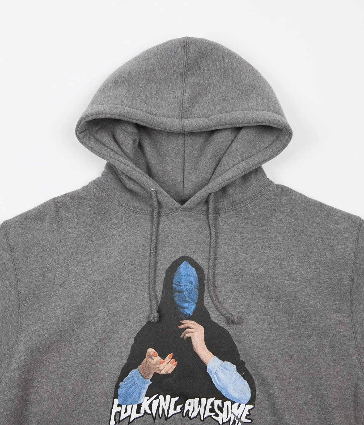 Fucking Awesome Blue Veil Hoodie - Athletic Heather