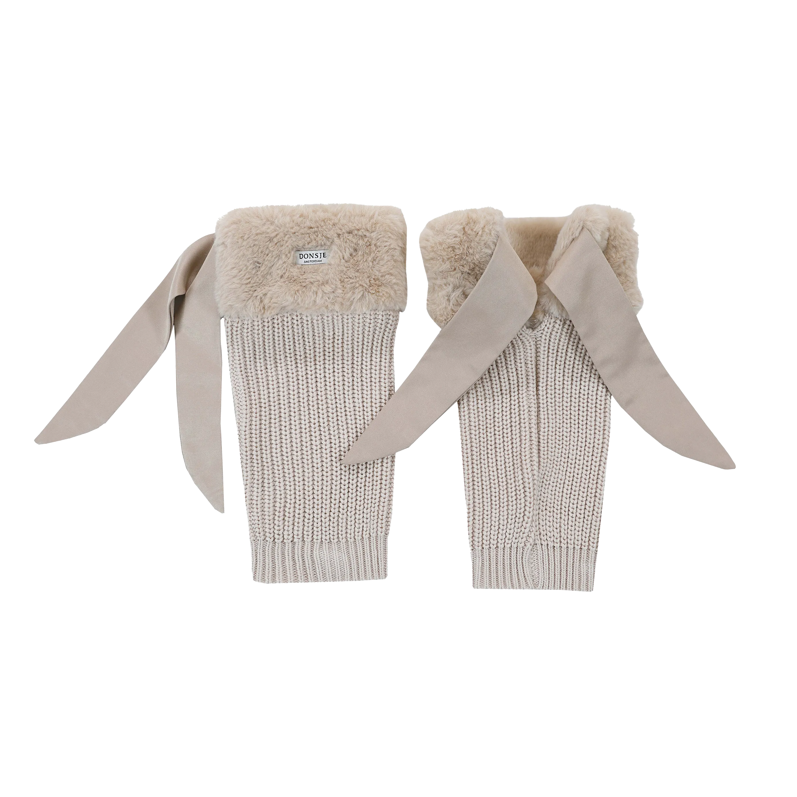 Gina Leg Warmers | Light Teddy