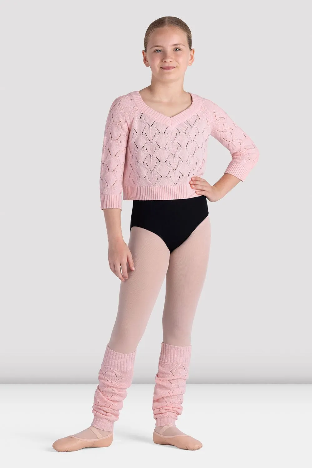 Girls Della Knit Leg Warmers