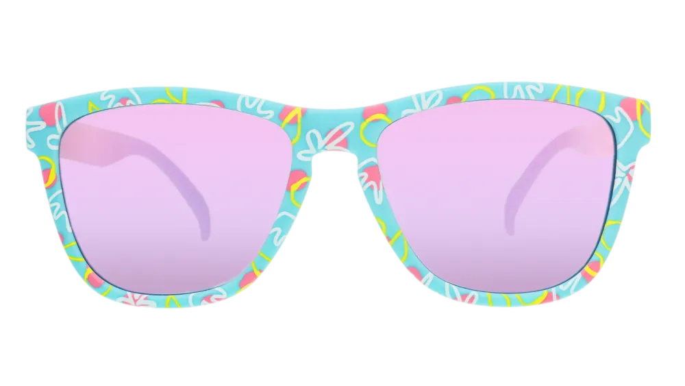 goodr OG Sunglasses Tropical Maximalism - Bar Napkin Numerology