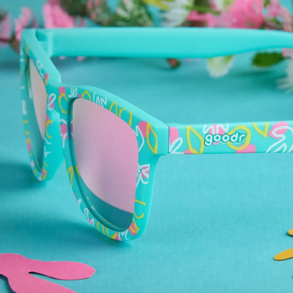 goodr OG Sunglasses Tropical Maximalism - Bar Napkin Numerology