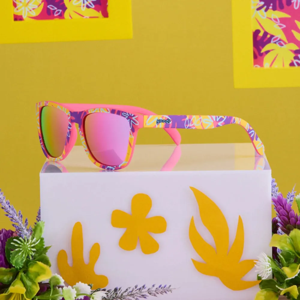 goodr OG Sunglasses Tropical Maximalism - Cocktail Umbrella Chic