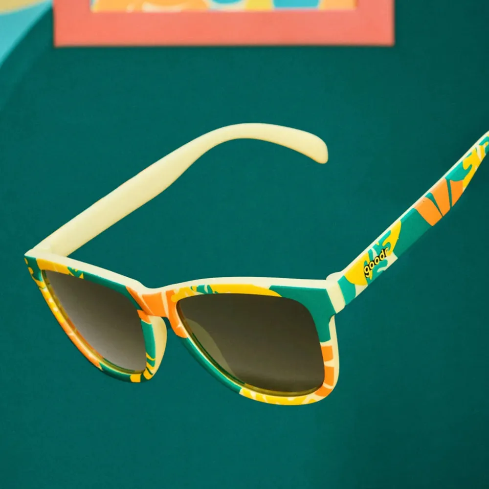 goodr OG Sunglasses Tropical Maximalism - Melon Sour Flowers