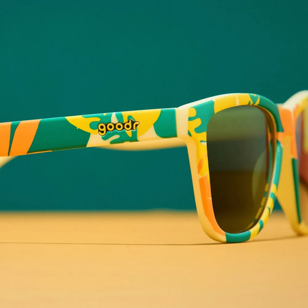 goodr OG Sunglasses Tropical Maximalism - Melon Sour Flowers