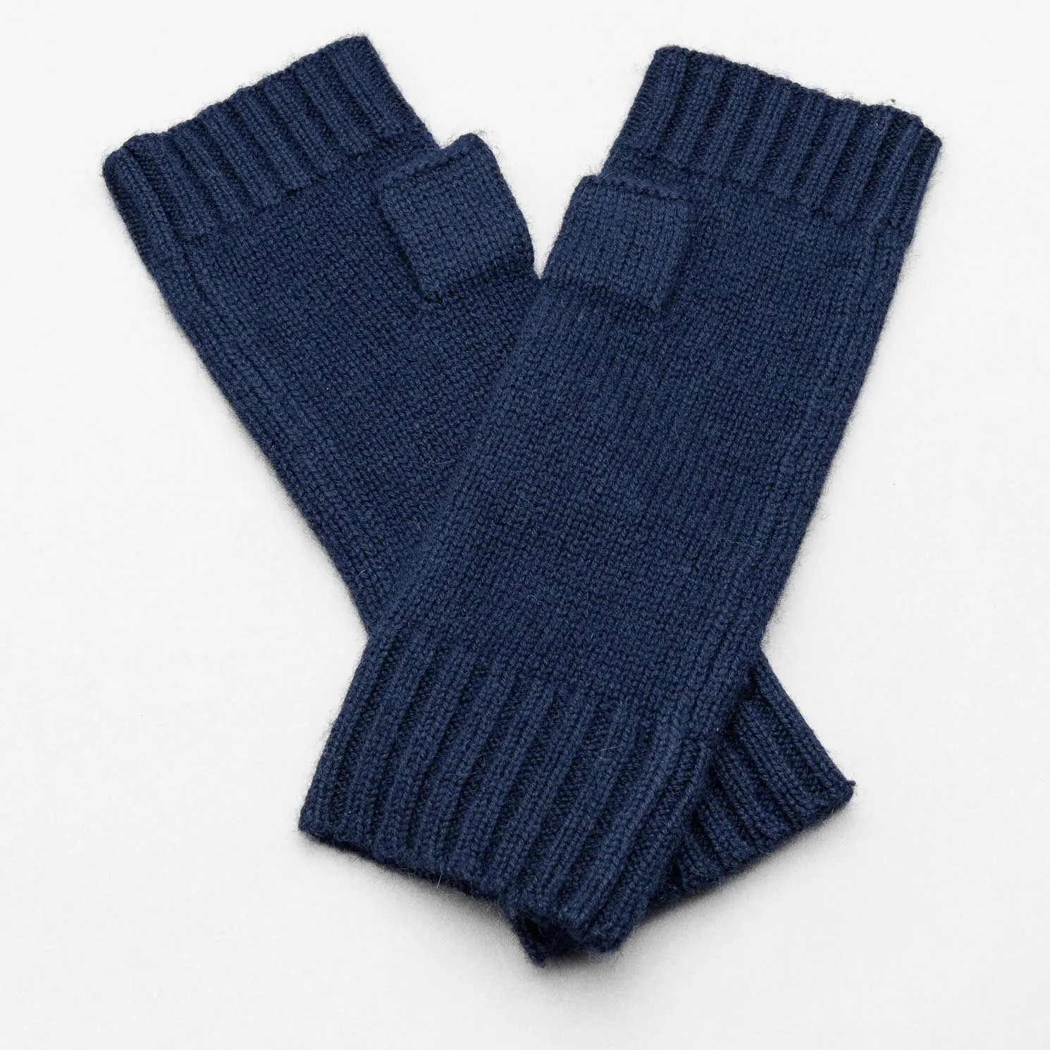 Gotta Hand it to YOU 100% Pure Cashmere Fingerless Glove, French Navy