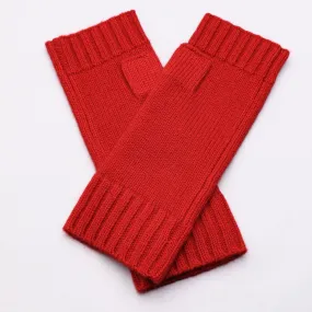 Gotta Hand it to YOU 100% Pure Cashmere Fingerless Glove, Racy