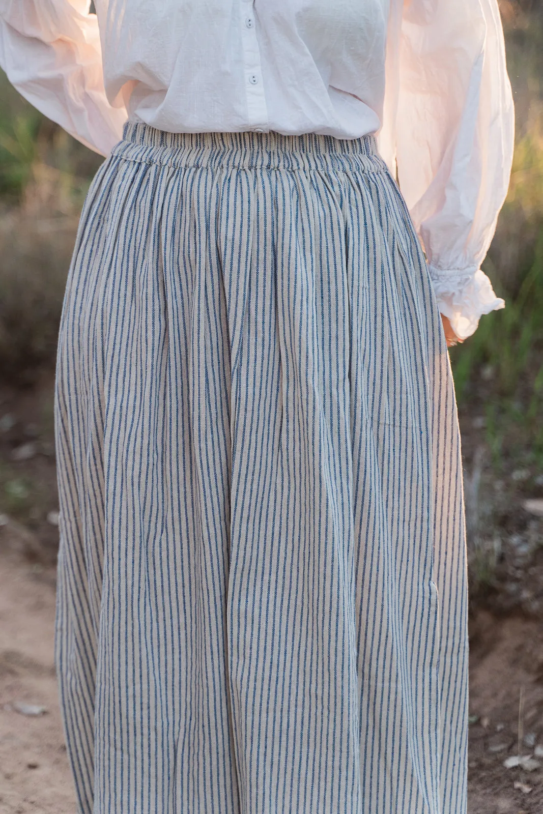 Grace and May Lillie stripe skirt