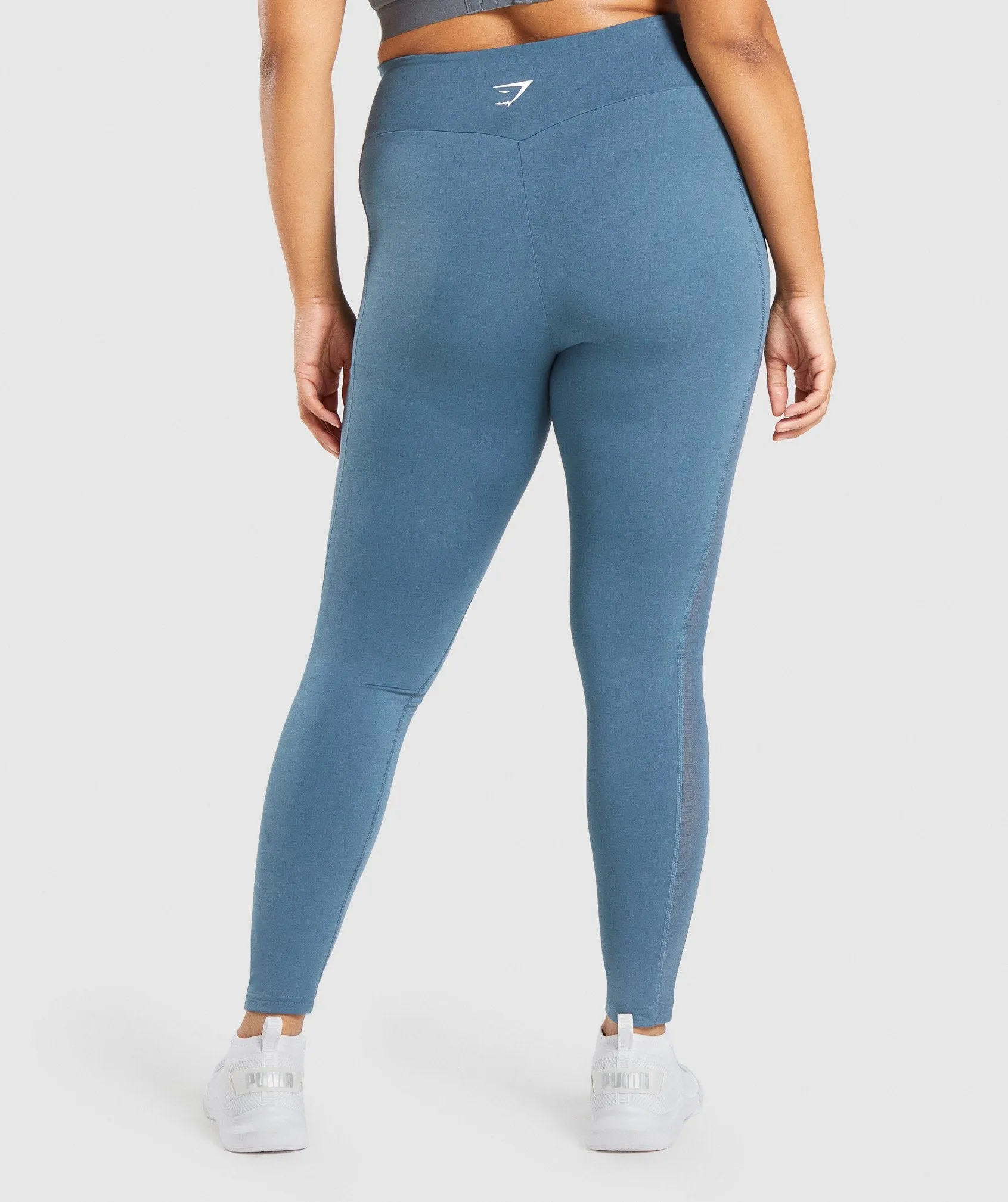 Gymshark Training Mesh Pocket Leggings - Teal