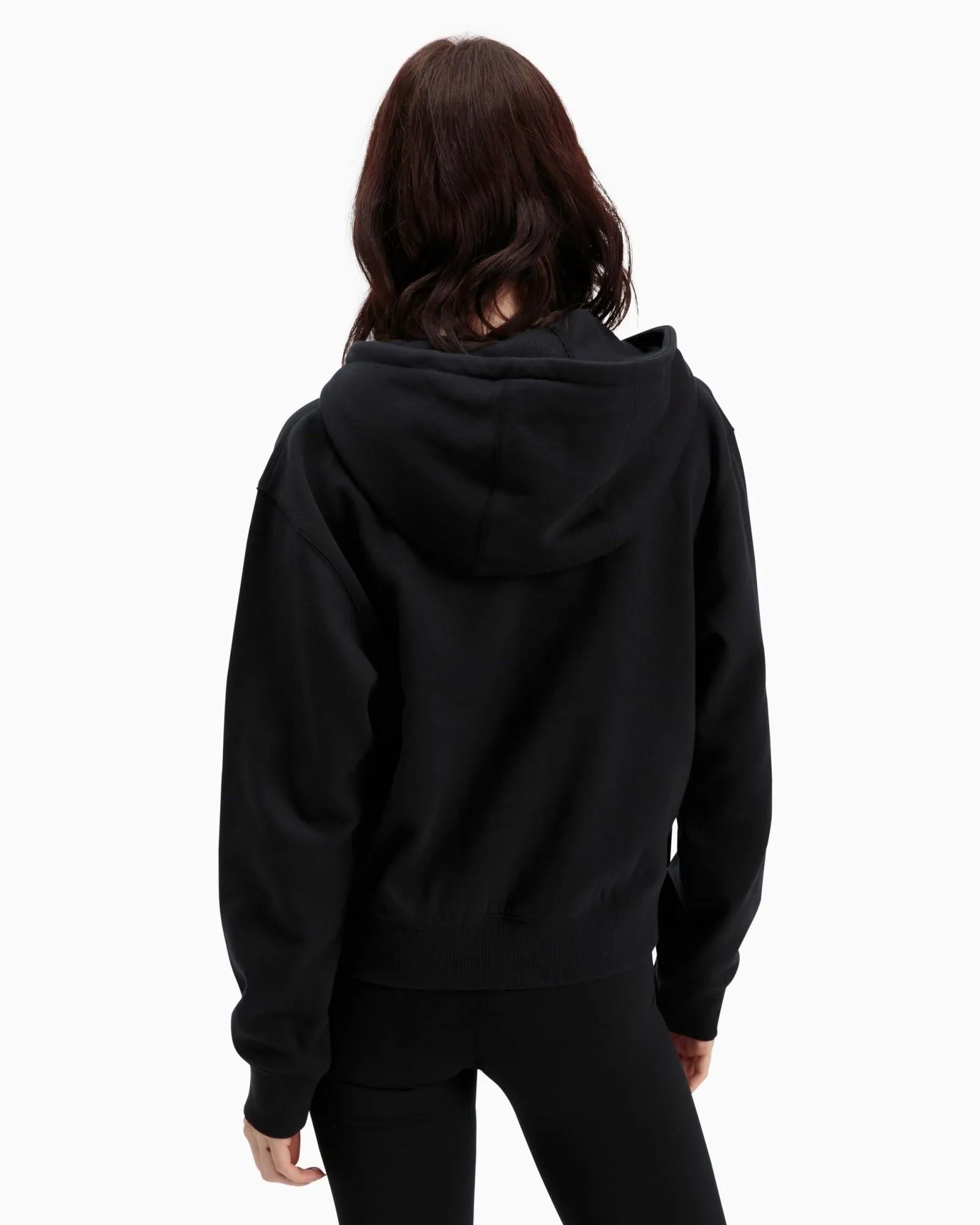 Half-Zip Fleece Hoodie (Black)