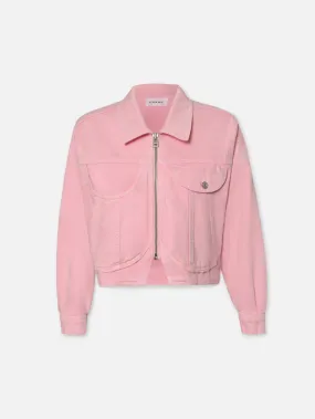 Heart Jacket -- Washed Dusty Pink