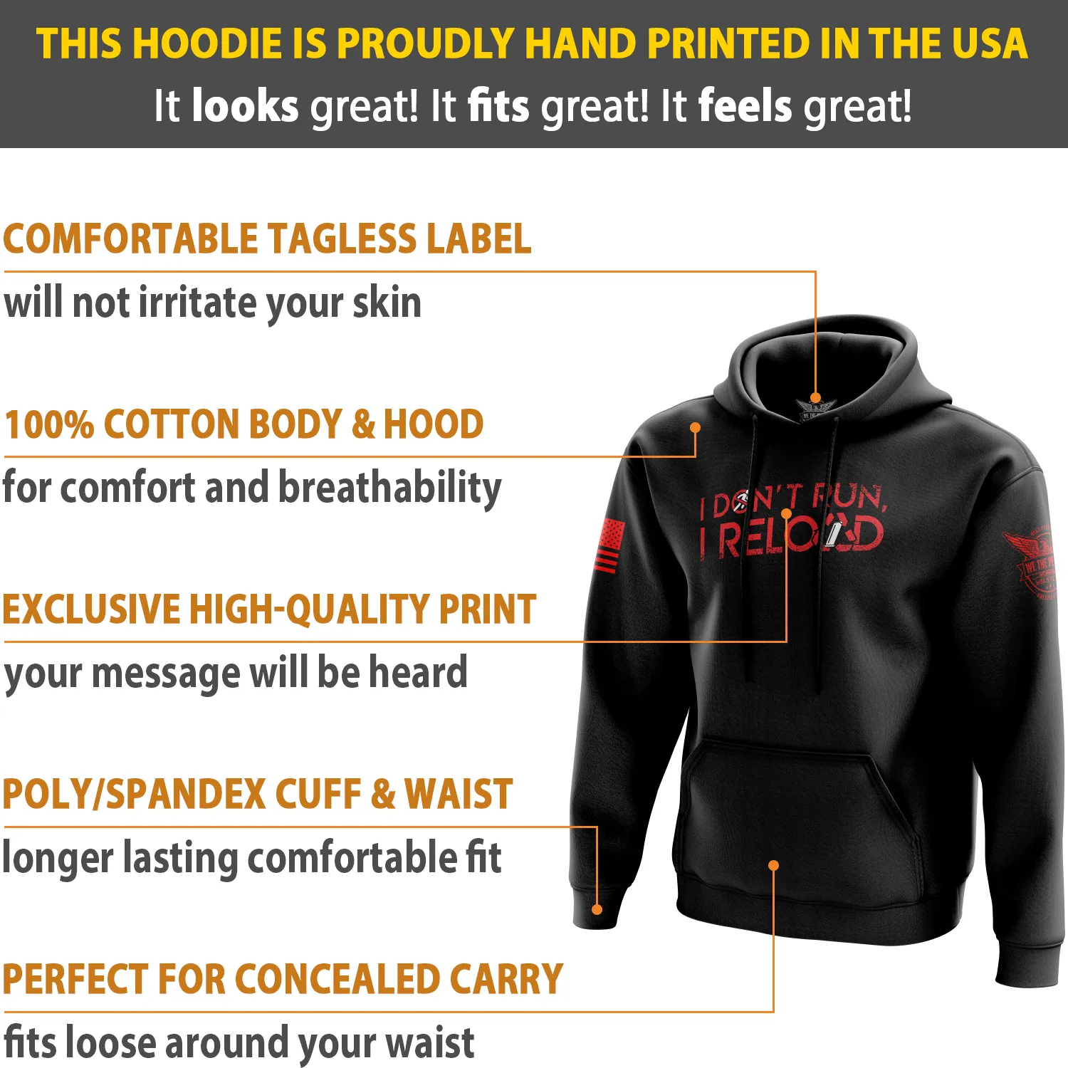 I Don't Run Hoodie