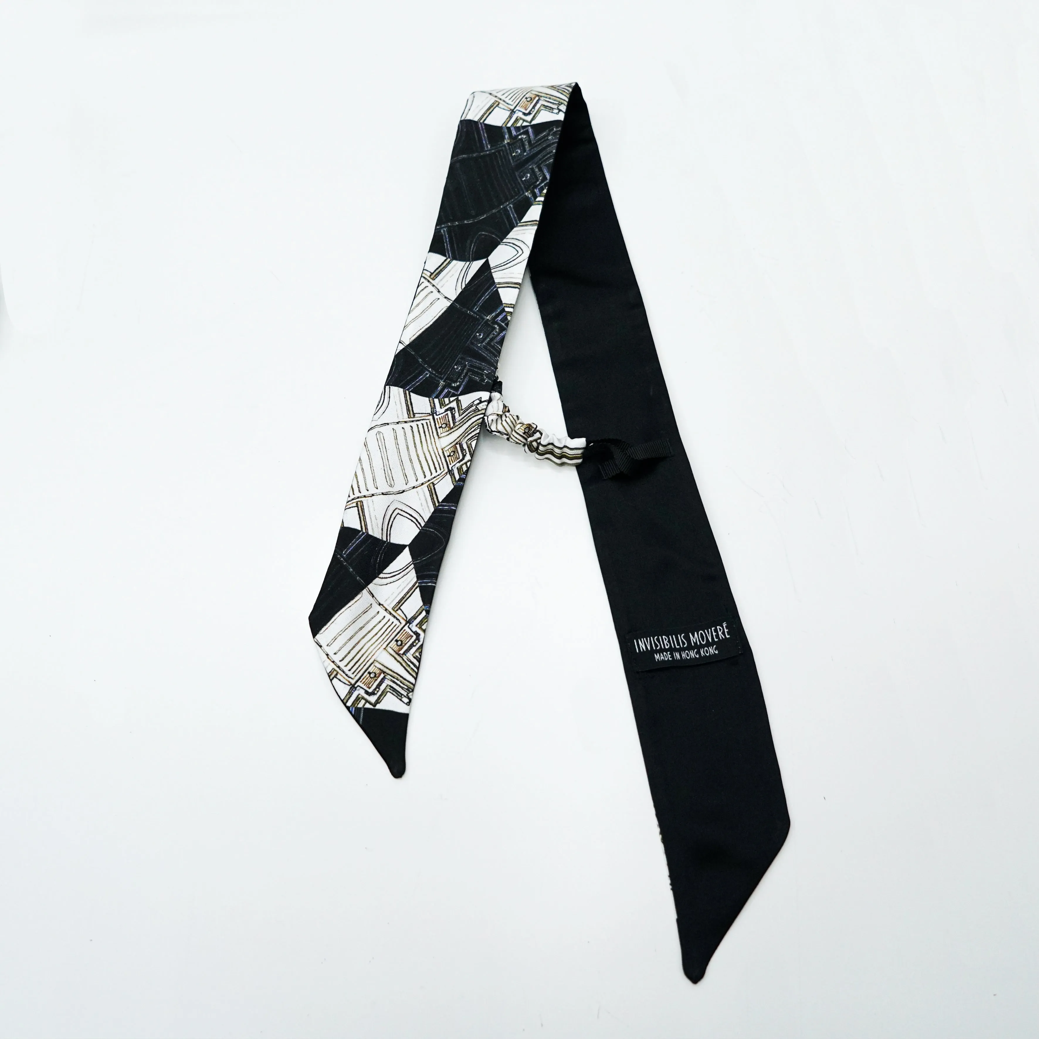 IM the 2-IN-1 Silk Twilly Scarf ( Diamonds 1881 ) - Made in Hong Kong - 香港製造