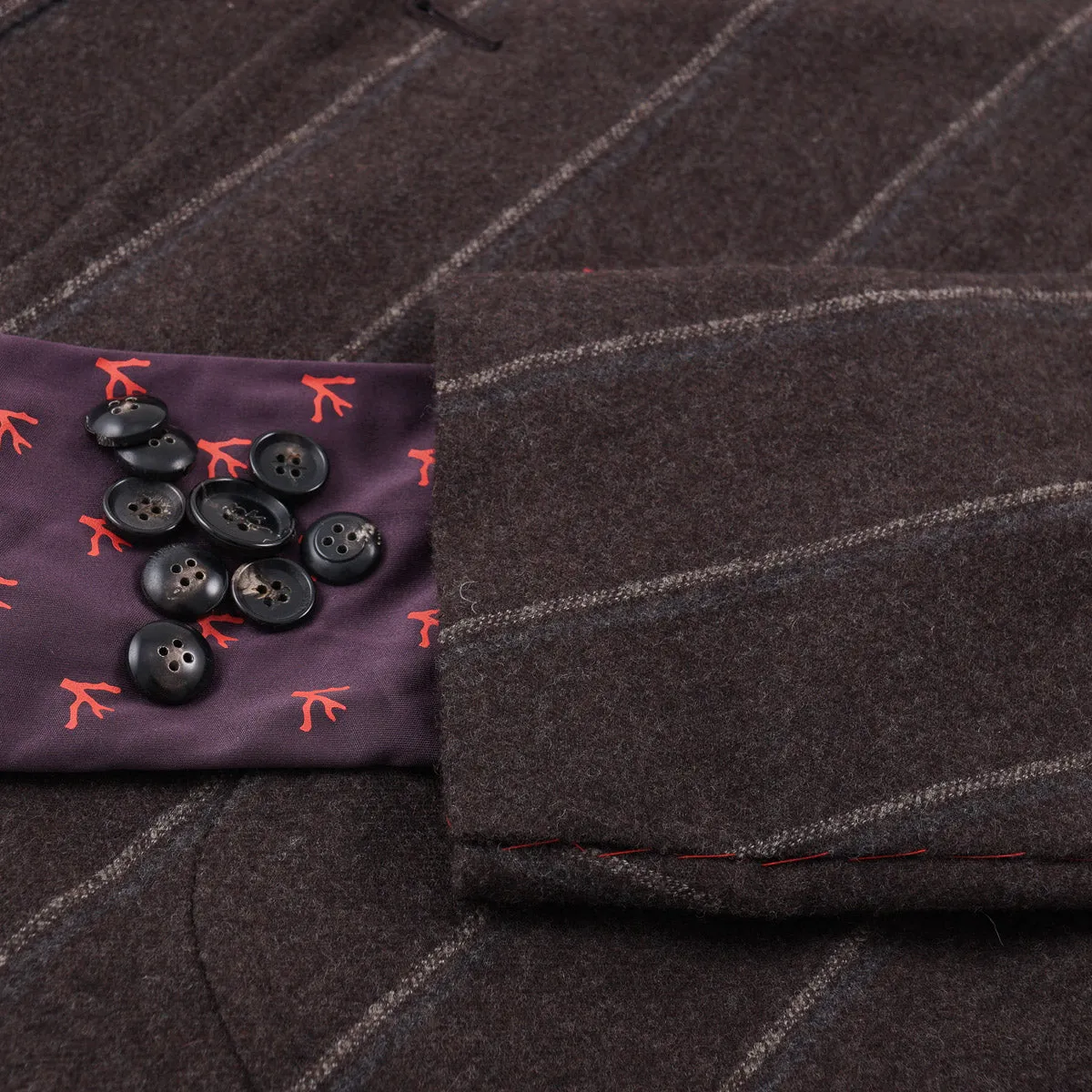 Isaia Soft Flannel Wool-Cashmere Suit